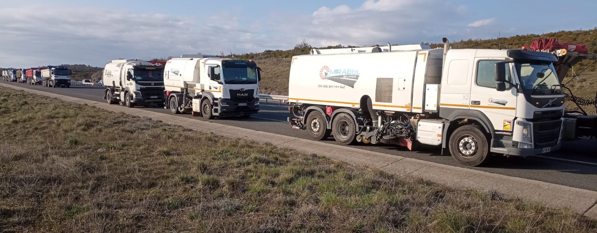 Arroseuse chantier à Albi